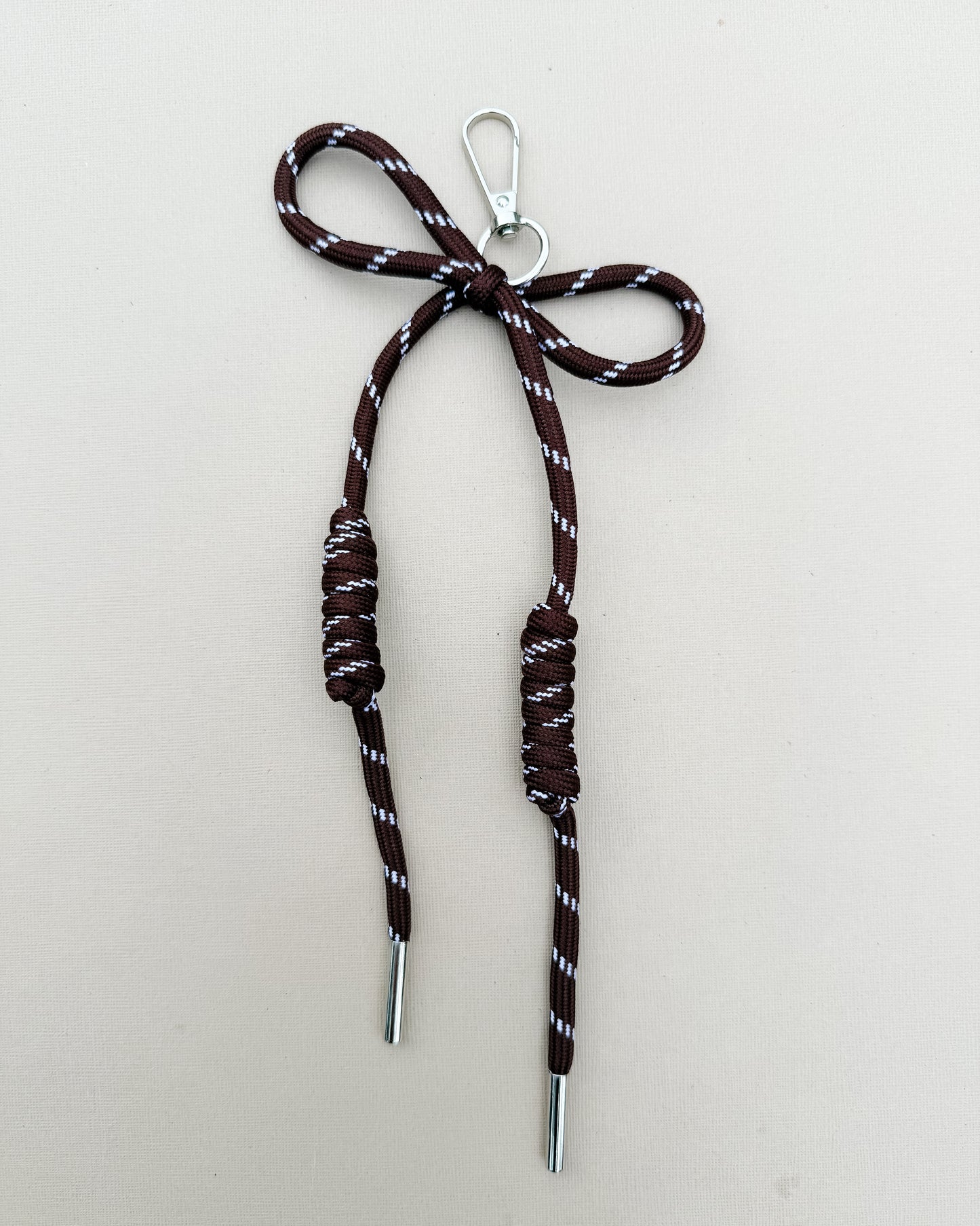 Paracord Bow Spirals: Brown