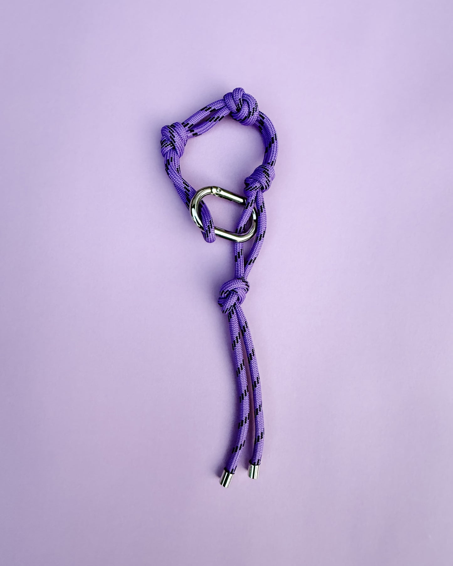 Purple Paracord Charm