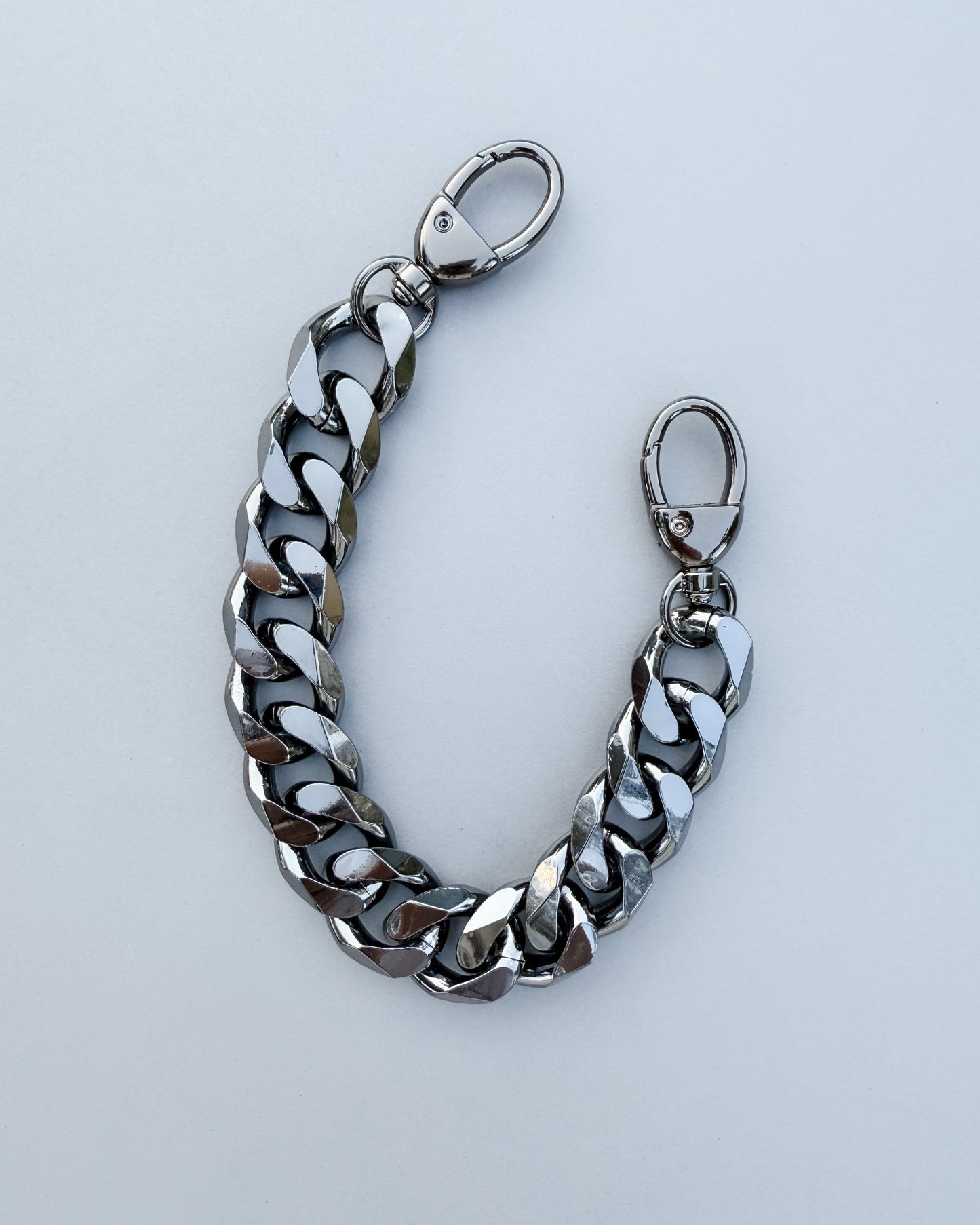 Gunmetal / Silver Chain (45 cm)