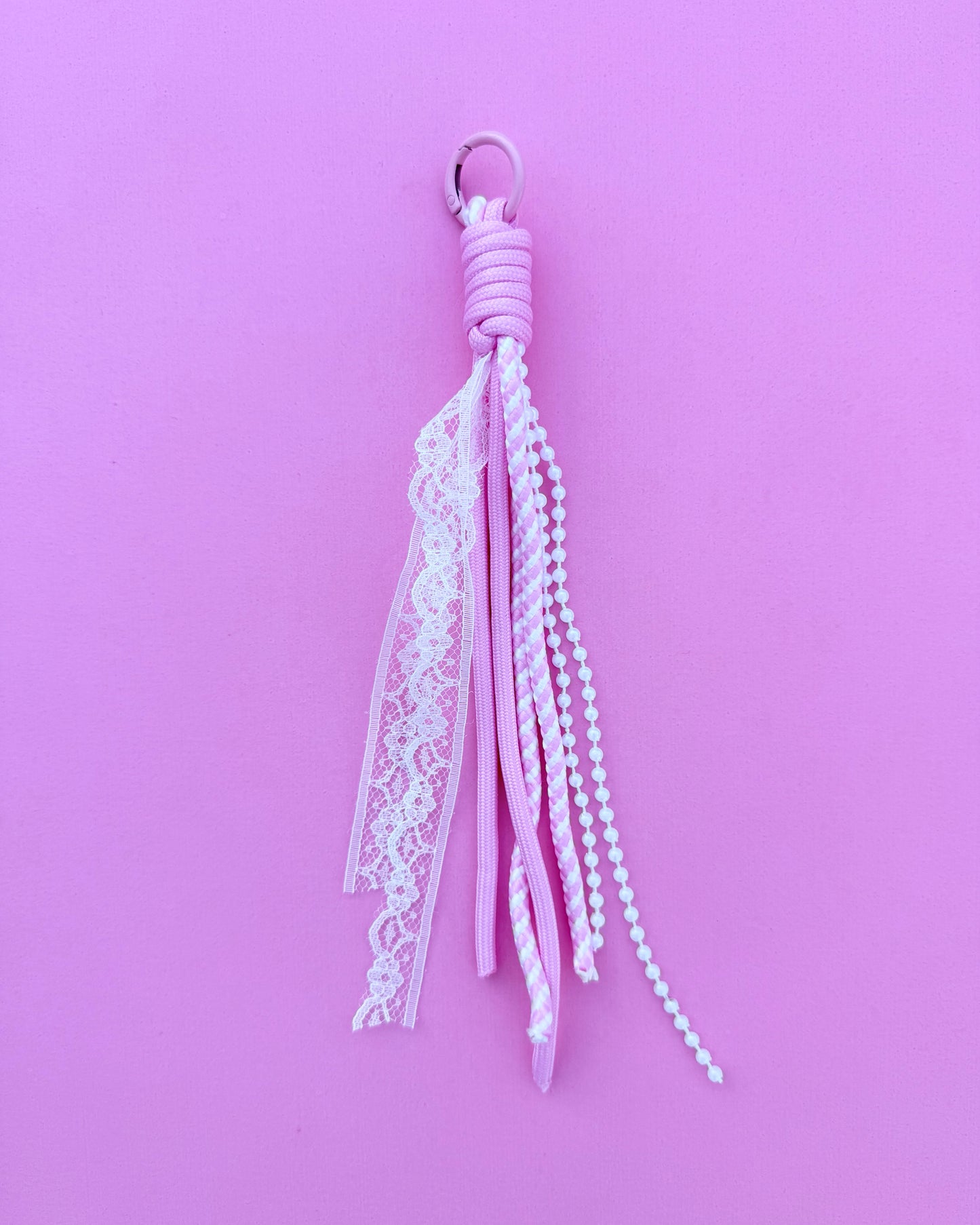 Lace + Pearl Paracord Multicharm