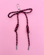Paracord Bow Spirals: Burgundy