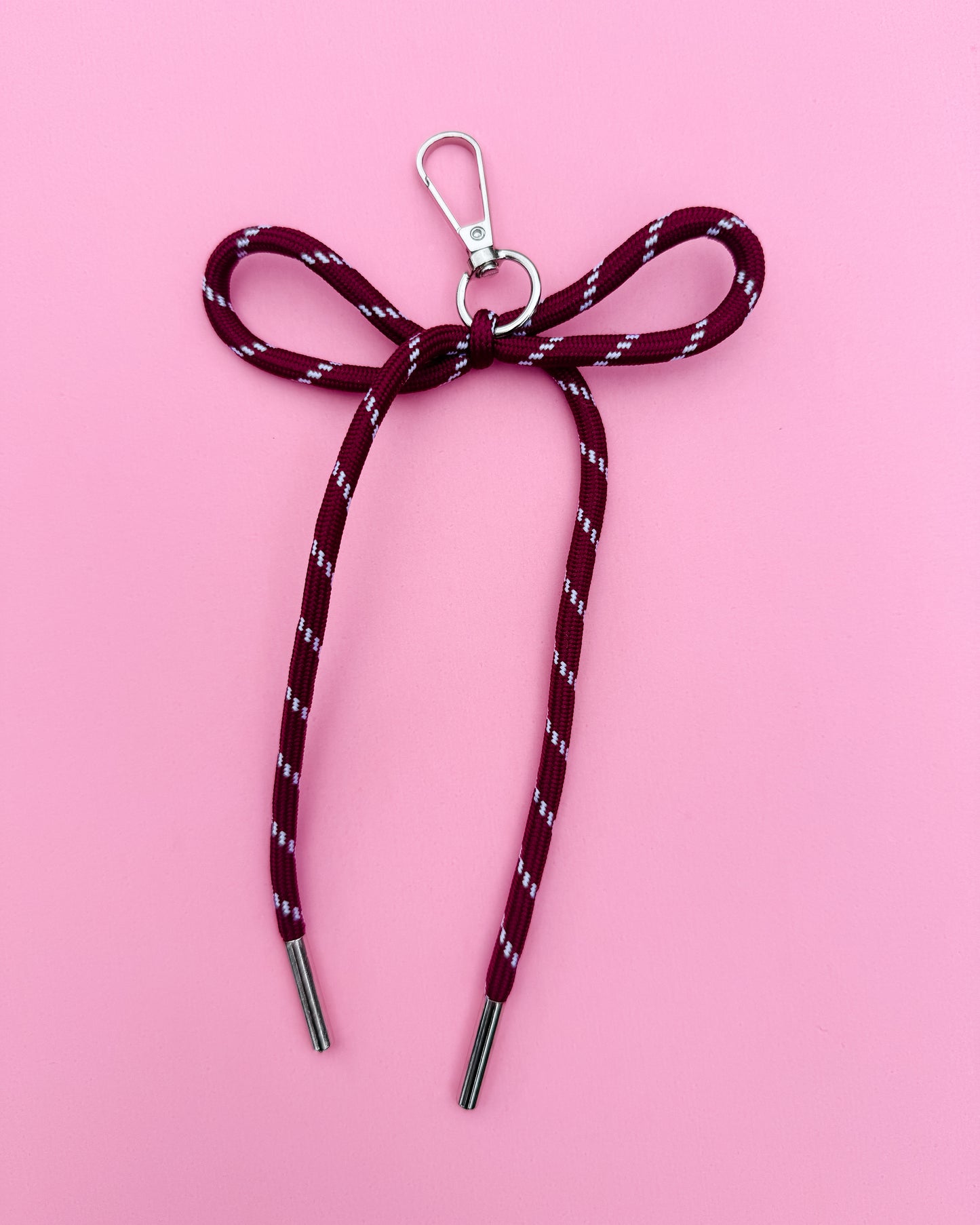 Paracord Bow: Burgundy