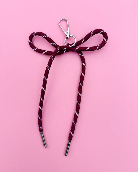 Paracord Bow: Burgundy