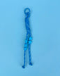 Beaded Paracord Charm (Blue Stars)
