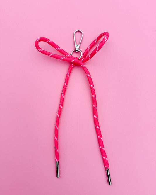Paracord Bow: Bright Pink