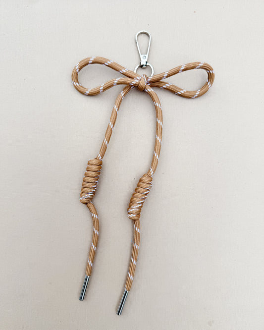Paracord Bow Spirals: Light Brown