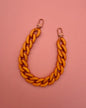 Burnt Orange Acrylic Chain