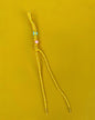 Beaded Paracord Charm (Yellow)